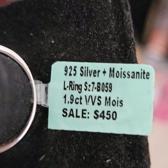 Marquise-Cut CZ Ring with Pavé Shoulders 925 SS, 1.9ct (VVS) Size 7 - Picture 4 of 7